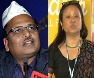 Delhi acting principal secretary alleged aap minister