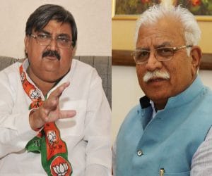 ashwini chopra, manohar lal khattar tongue war issue 