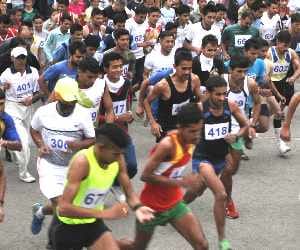 harish koranga wins half marthan shimla.