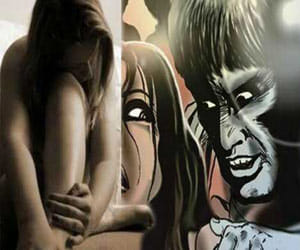 rape with minor girl in a temple
