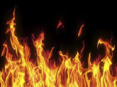 Twelve shops burnt by fire in Nraini