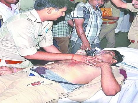 Constables ran away after firing on police 
