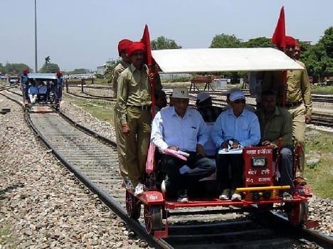 The countdown began operating trains