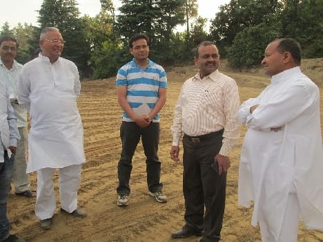 Jageshwar Dham Yoga Festival preparations