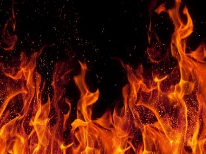 Fire in IAS officer's bungalow Fire, documents converted in ash