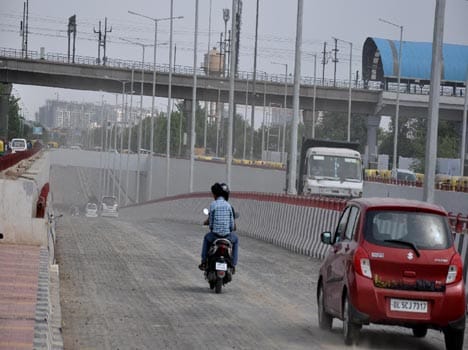 Underpass start but Finishing work is still incomplete.