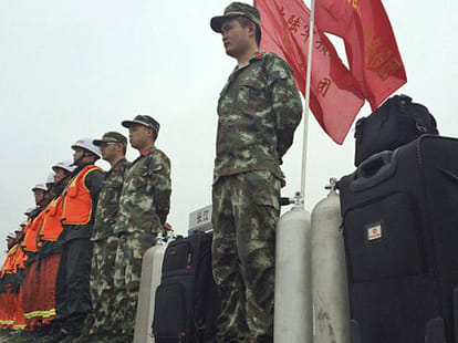 Chinese people in POK terrorists Camp