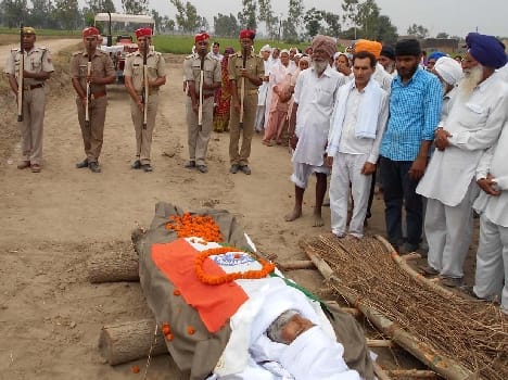 A freedom fighter death