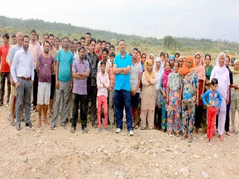 pathankot, mining, protest, against, chakki river