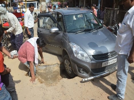land slide in mathura
