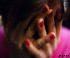 molestation with girl student in front of college