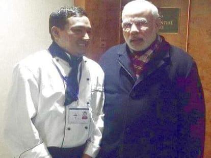 uttarakhand boy gabar singh host pm modi.