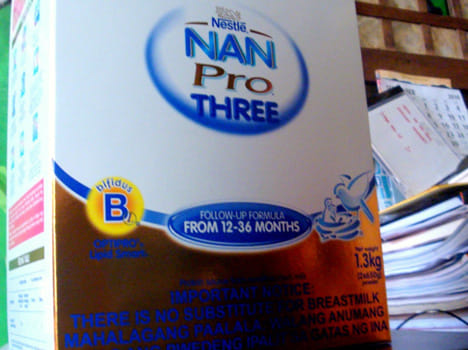 live larvae found in milk powder sample of nestle