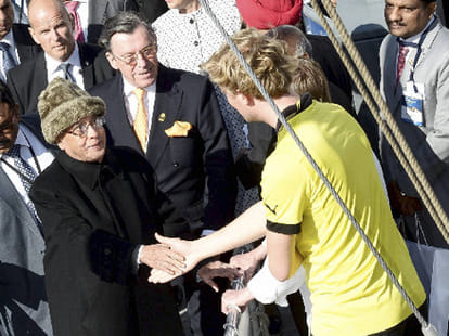 president pranab mukherjee car accident in sweden