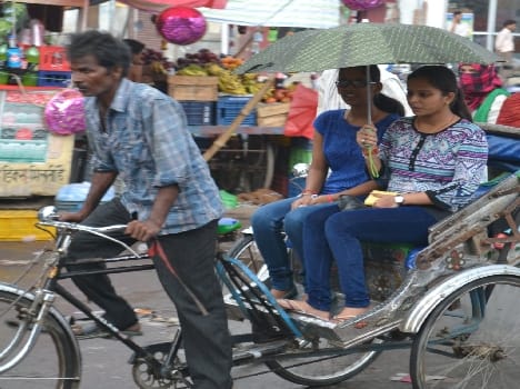 Drizzle the weather pleasant