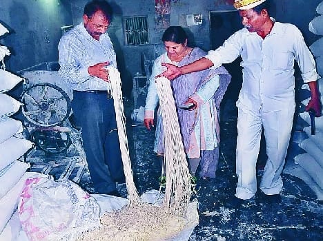 raid in Dolma noodles' factory