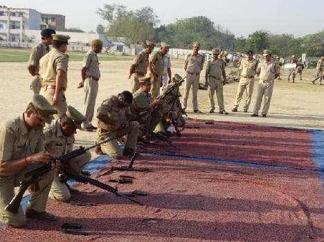 SHO in mathura has been failed in weapon test