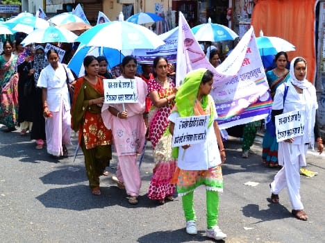 Kalktret turned out awareness rally