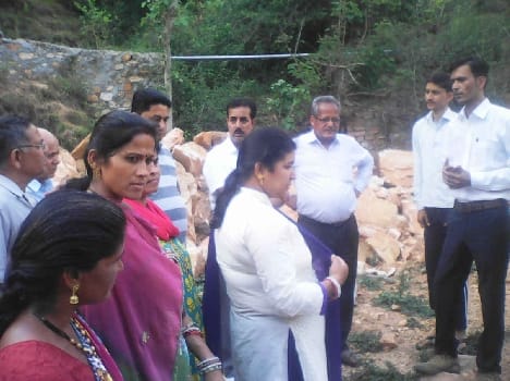 SDM visited villages affected by the disaster