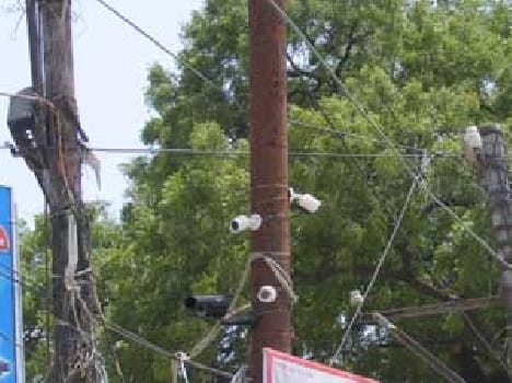 Cameras handover frontline town