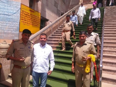 dispute on the property of barsana temple