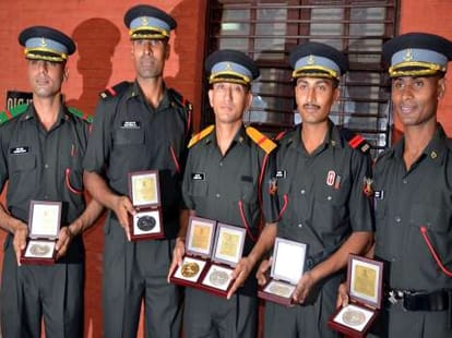 cadets pass out from army cadet college.