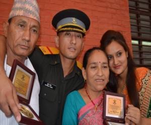 story of success, army soldier became officer.