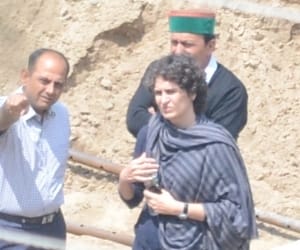 priyanka gandhi in shimla.