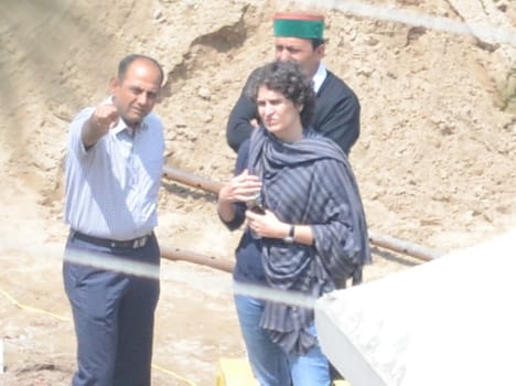 priyanka gandhi at shimla.