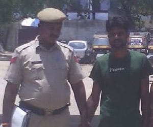 8th class district topper arrested as robber