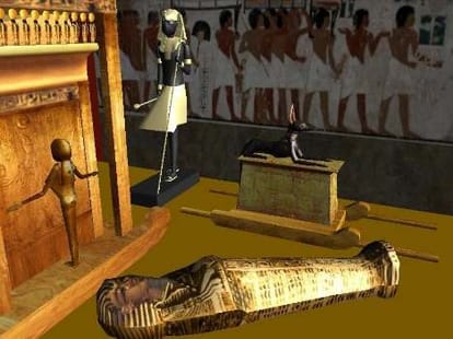 Egyptian gallery is developed in lucknow's museum