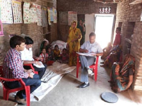 Anganbadi move around nutrition domineering