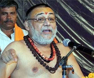 shankaracharya demand river ganga murder prosecution.