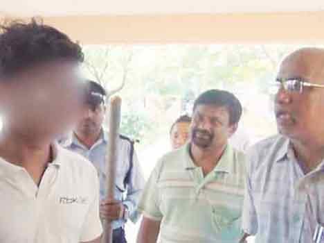 torture on a student in pondicherry 