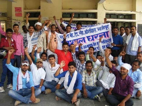 BTC candidate protest 