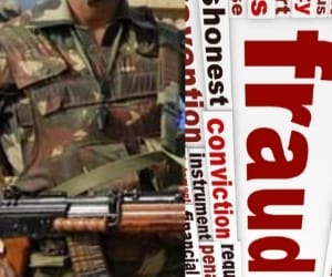 fraud army officer arrested in bilaspur. 