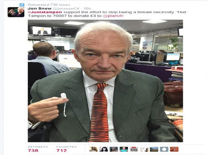 getting snapped with samitary pads' new selfie trend