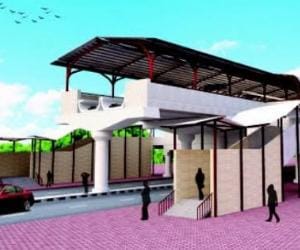 locations for lucknow metro underground station