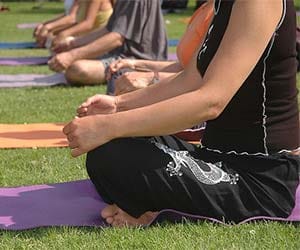 world yoga day celebration in haridwar.
