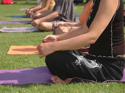 two records will be shot on yoga day