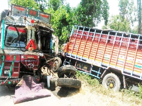 DCM and two injured in truck collision