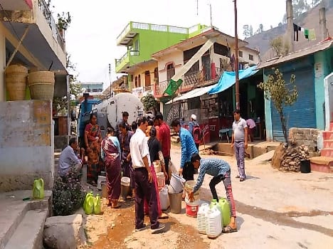 Muwani outcry in the town, with water