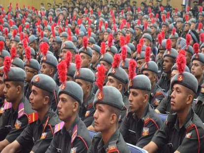 story of success, poor family boy become army officer.