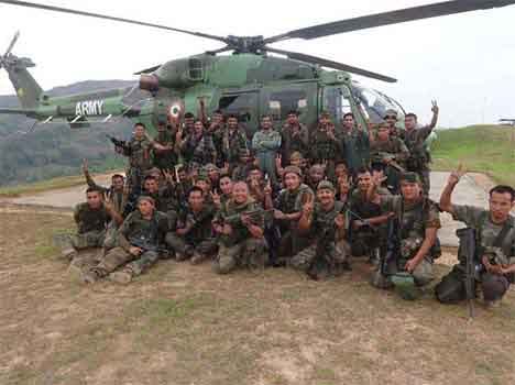 in myanmar attack the troops joined the mission or not?