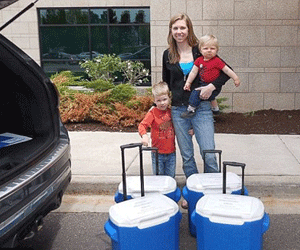 mother who donated 110 litres of breast milk