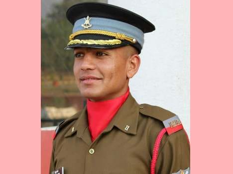 story of success, poor family boy become army officer.