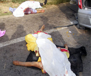 The quad rider truck collision killed four pilgrims