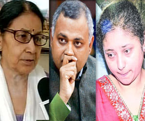 Somnath bharti's mother express her wish before media