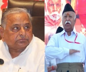 Youth join RSS in Mulayam's region.