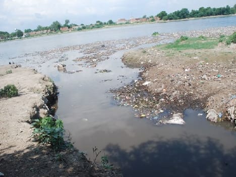 sewage water still going directly in yamuna in mathura